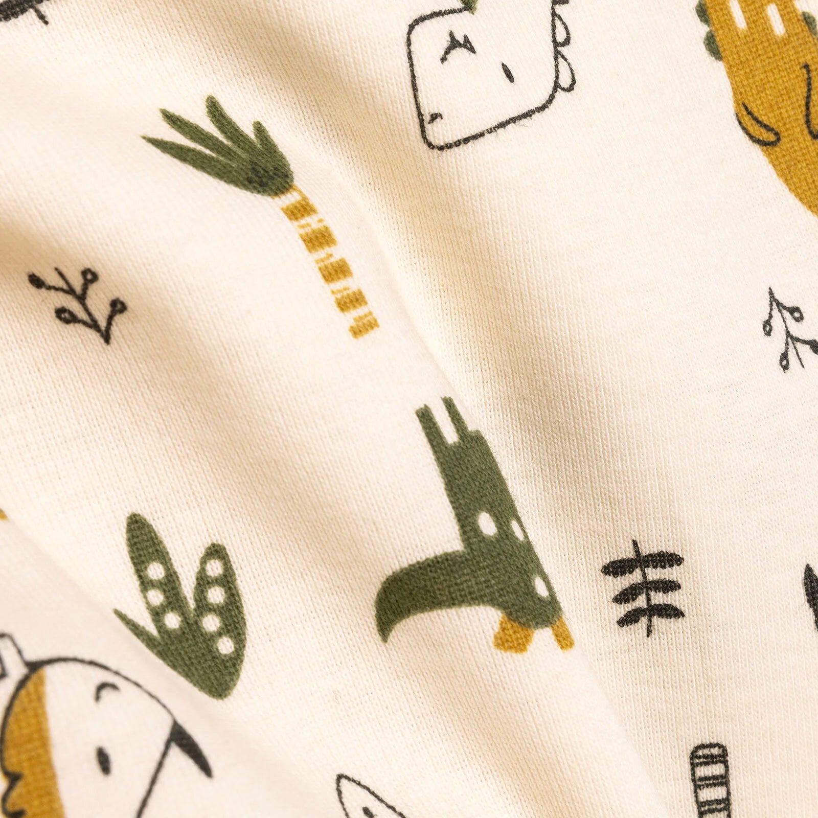 HelloBaby Boy Short Sleeve Bodysuit 2 pcs - Khaki - ebebek - Black Friday