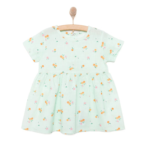 HelloBaby Newborn Girl Woven Dress - Light Blue Light Blue - ebebek