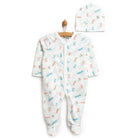 HelloBaby Footed Jumpsuit with Hat - Green - ebebek - Black Friday