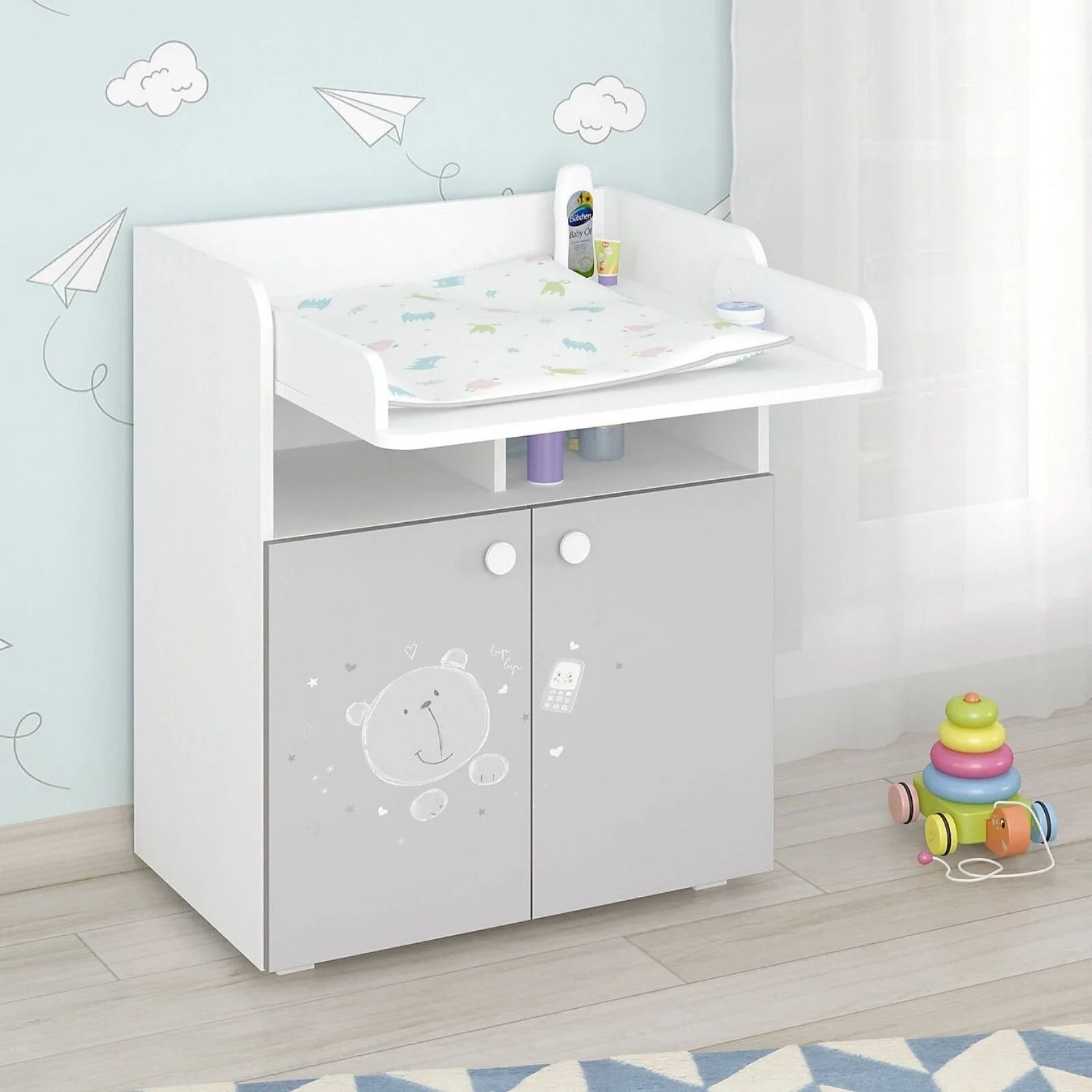 Shefa Kids 700 Changing Unit - Grey/White - ebebek - Black Friday