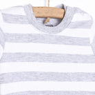 HelloBaby Unisex Sweatshirt - Footless Bottom - Snow Melange - ebebek - Black Friday