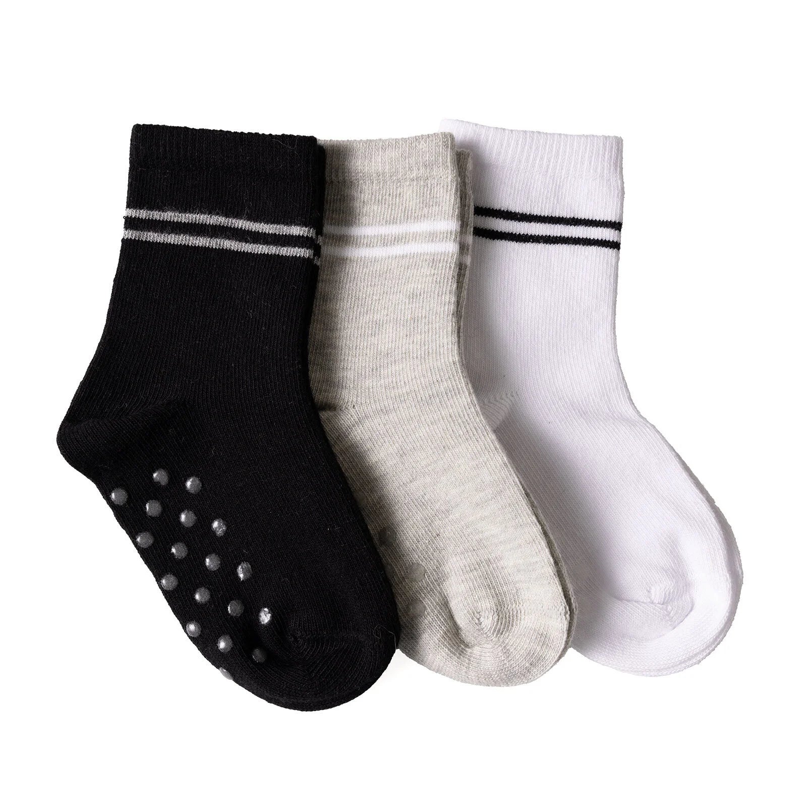 HelloBaby Baby Girl Non - Slip Pack of 3 Socks - Black - ebebek - Black Friday