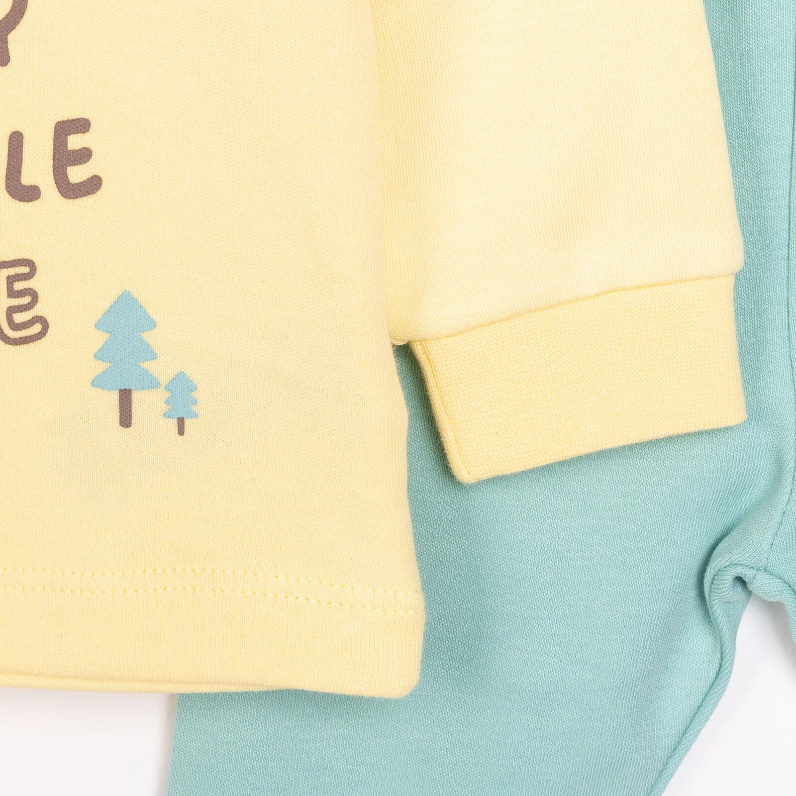 HelloBaby Baby Boy Long Sleeve Pyjamas Set - Yellow - ebebek - Black Friday