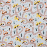 Baby Boy Sheet Set Vehicle Print - Green Green - ebebek