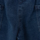 HelloBaby Basic Baby Girl Paperbag Denim Leggings - Dark Blue - ebebek - Black Friday