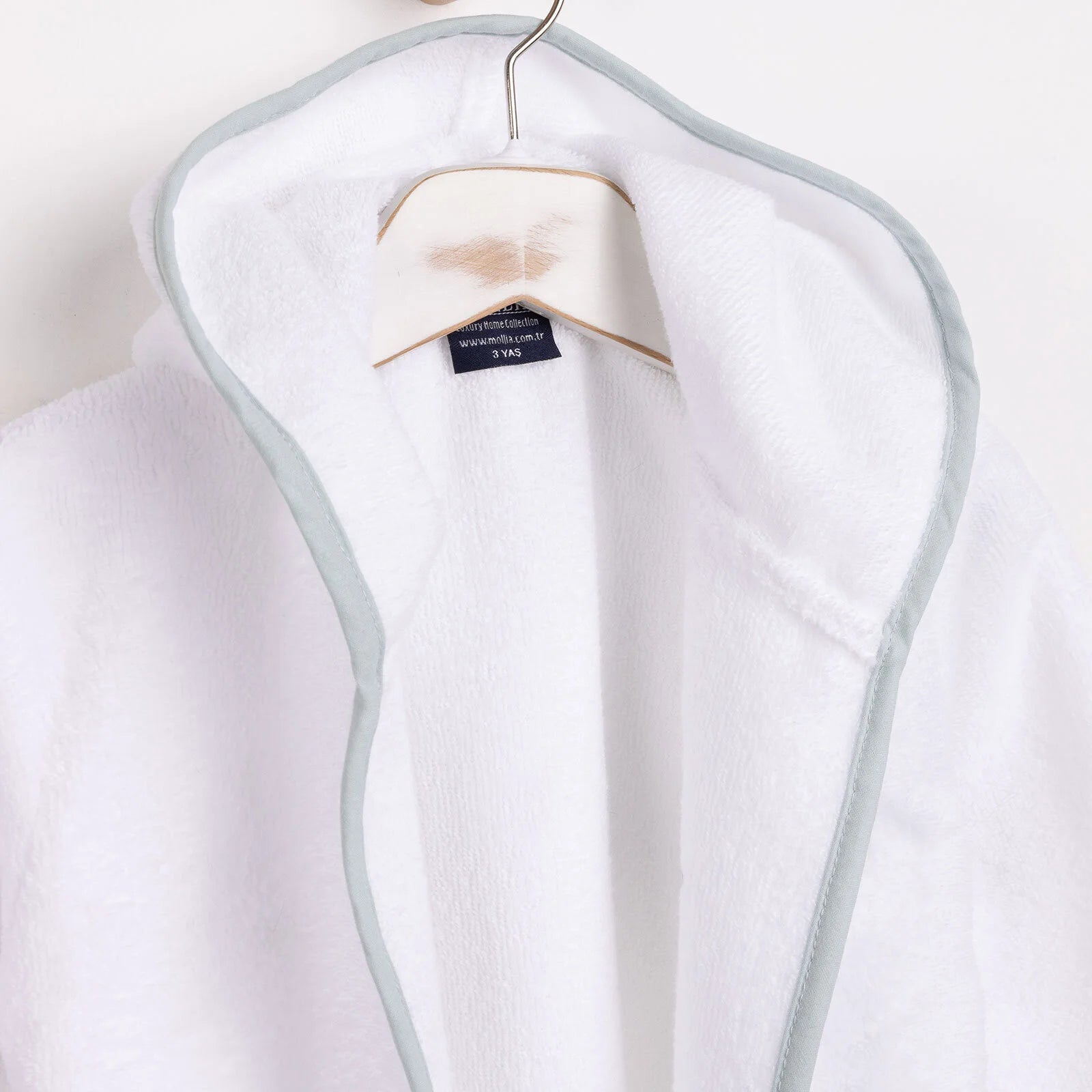 Mollia Boy Baby Bathrobe - White - ebebek - Black Friday