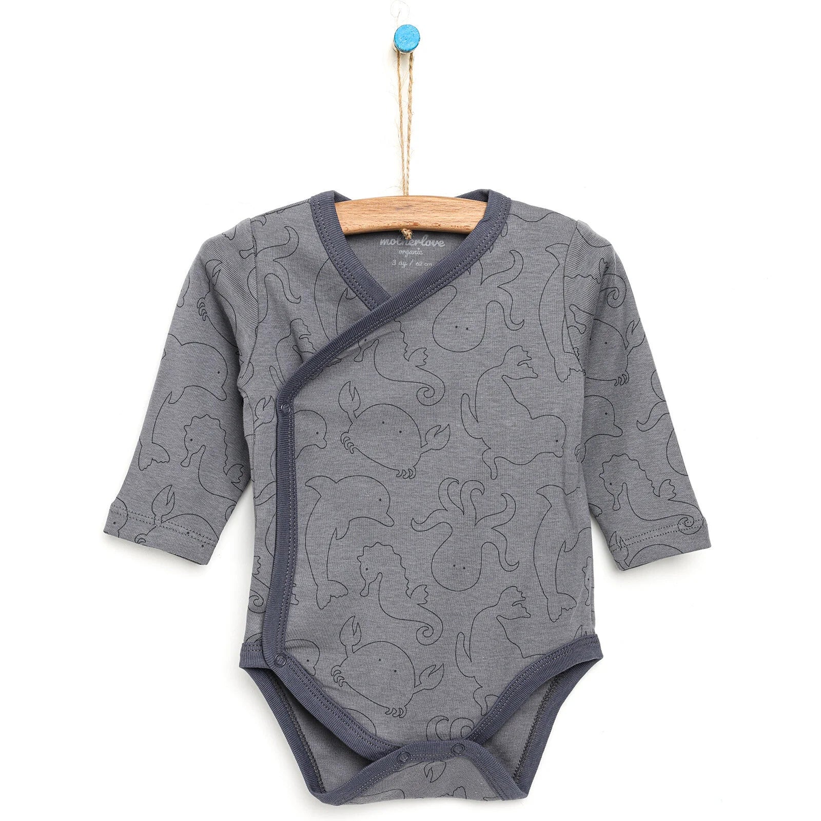 Motherlove Newborn Organic Sleeve Bodysuit - Beige - ebebek - Black Friday