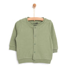 HelloBaby Basic Ribbed Cardigan - Khaki - ebebek - Black Friday