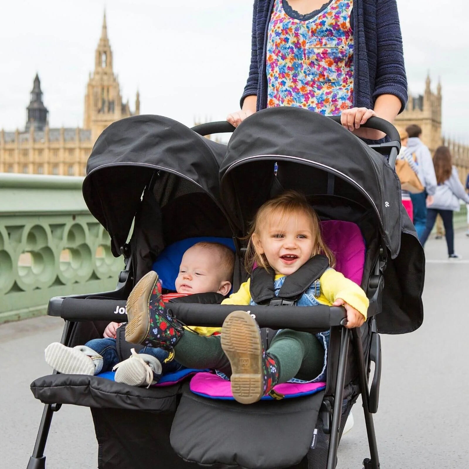 Outlet - Joie Aire Twin Stroller - Dark Pewter - ebebek - Black Friday