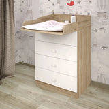 Shefa Kids 600 Changing Dressers - Elm/White - ebebek - Black Friday