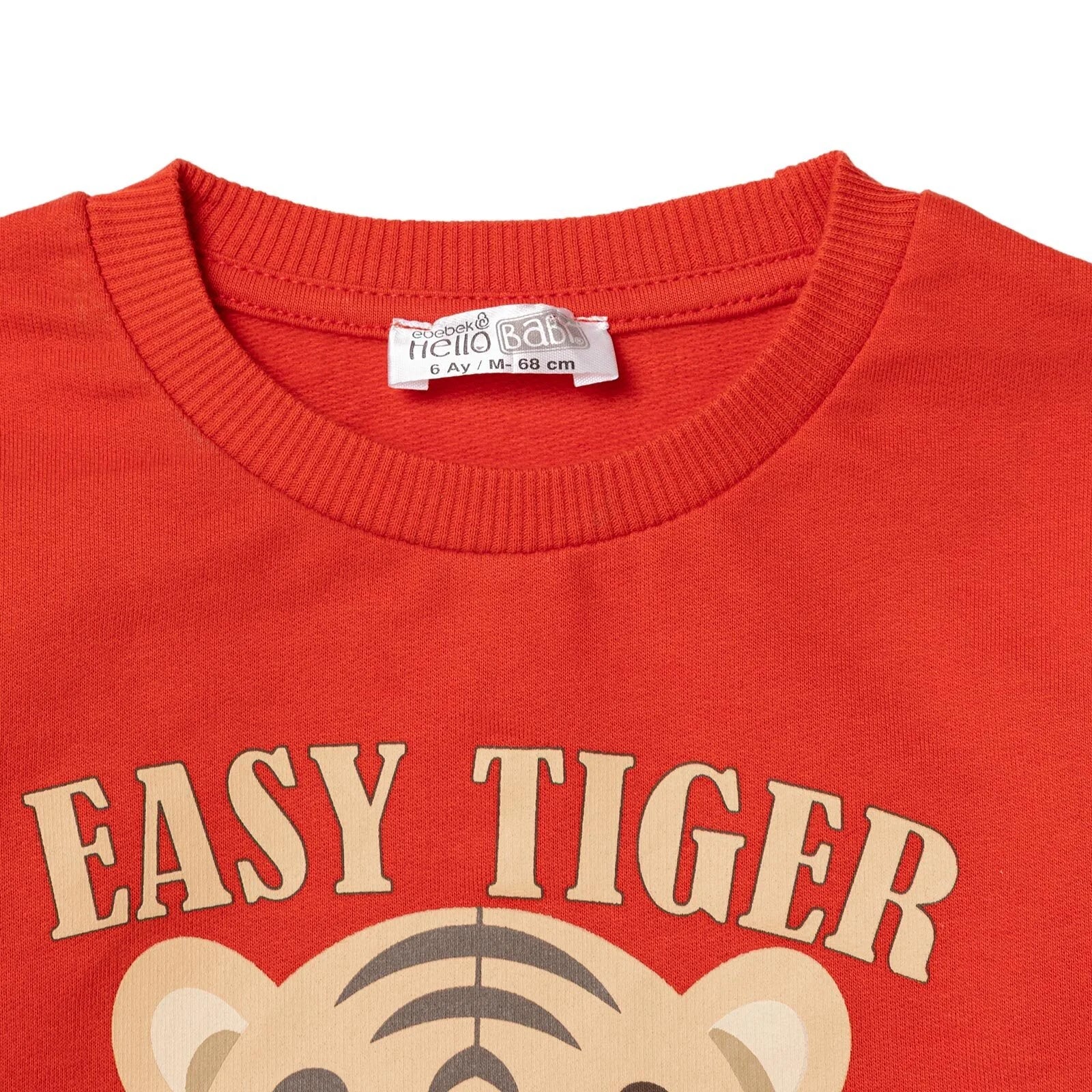 HelloBaby Basic Baby Boy Sweatshirt - Red - ebebek - Black Friday