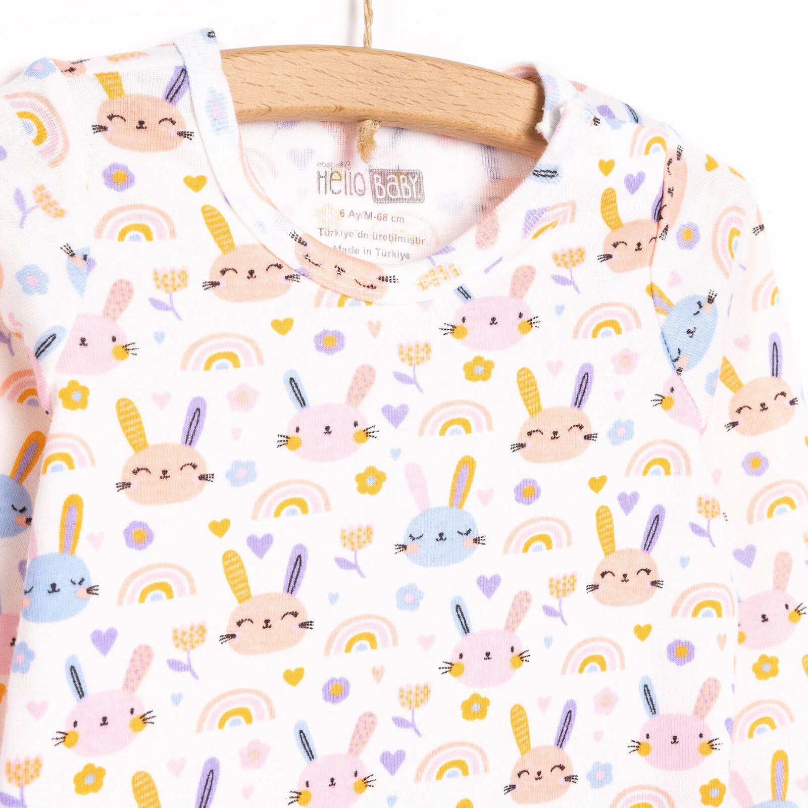 HelloBaby Baby Girl Long Sleeve Body - Beige - ebebek - Black Friday