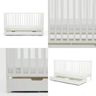 Ickle Bubba Hartley Classic Cot & Under Drawer - White - ebebek - Black Friday
