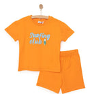 HelloBaby Motto Boy T-shirt & Short - Orange - ebebek - Black Friday