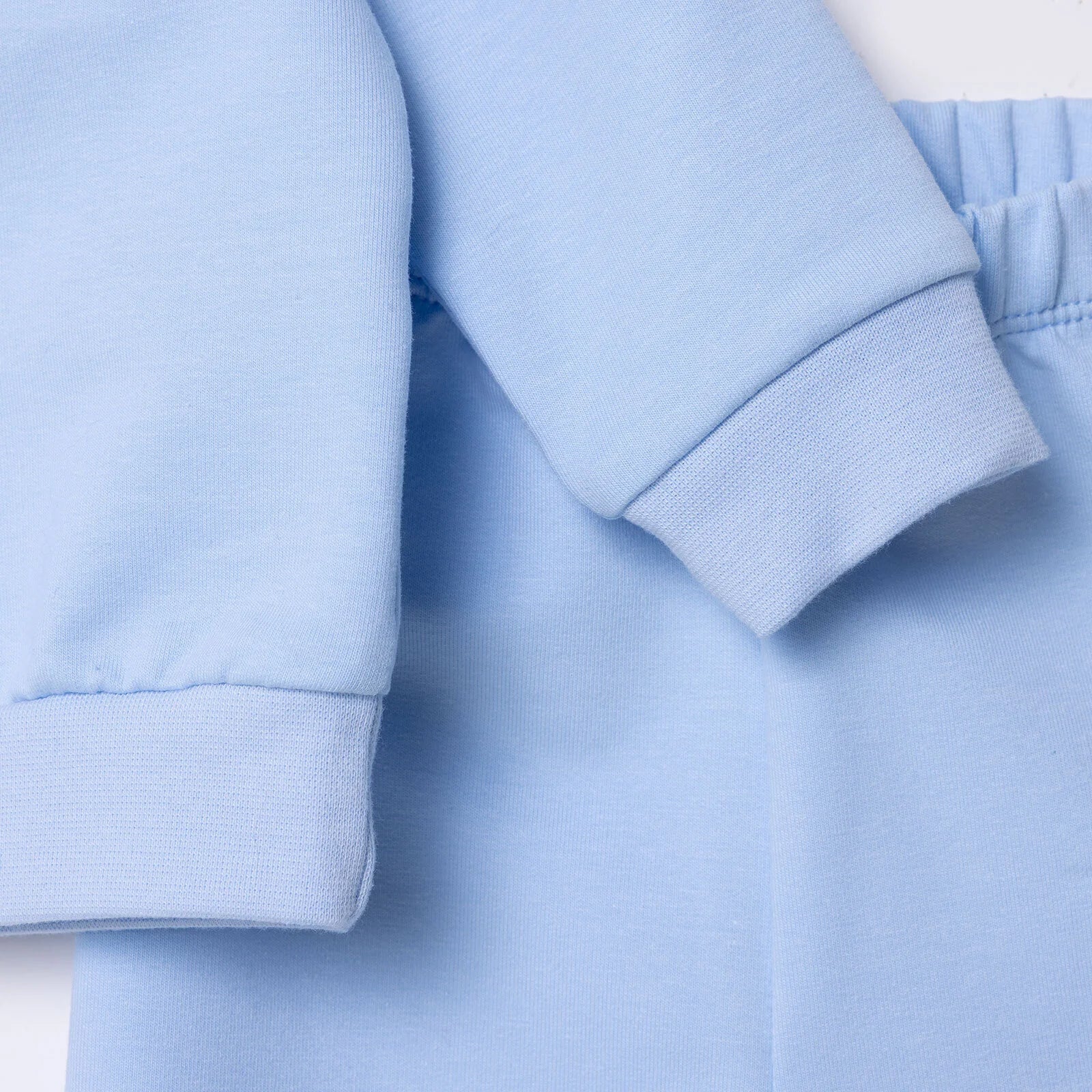 HelloBaby Newborn Sweatshirt - Footless Bottom - Light Blue - ebebek - Black Friday