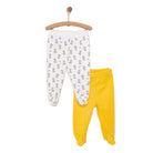 HelloBaby Newborn 2 Pcs Footed Leggings - Ecru - ebebek - Black Friday