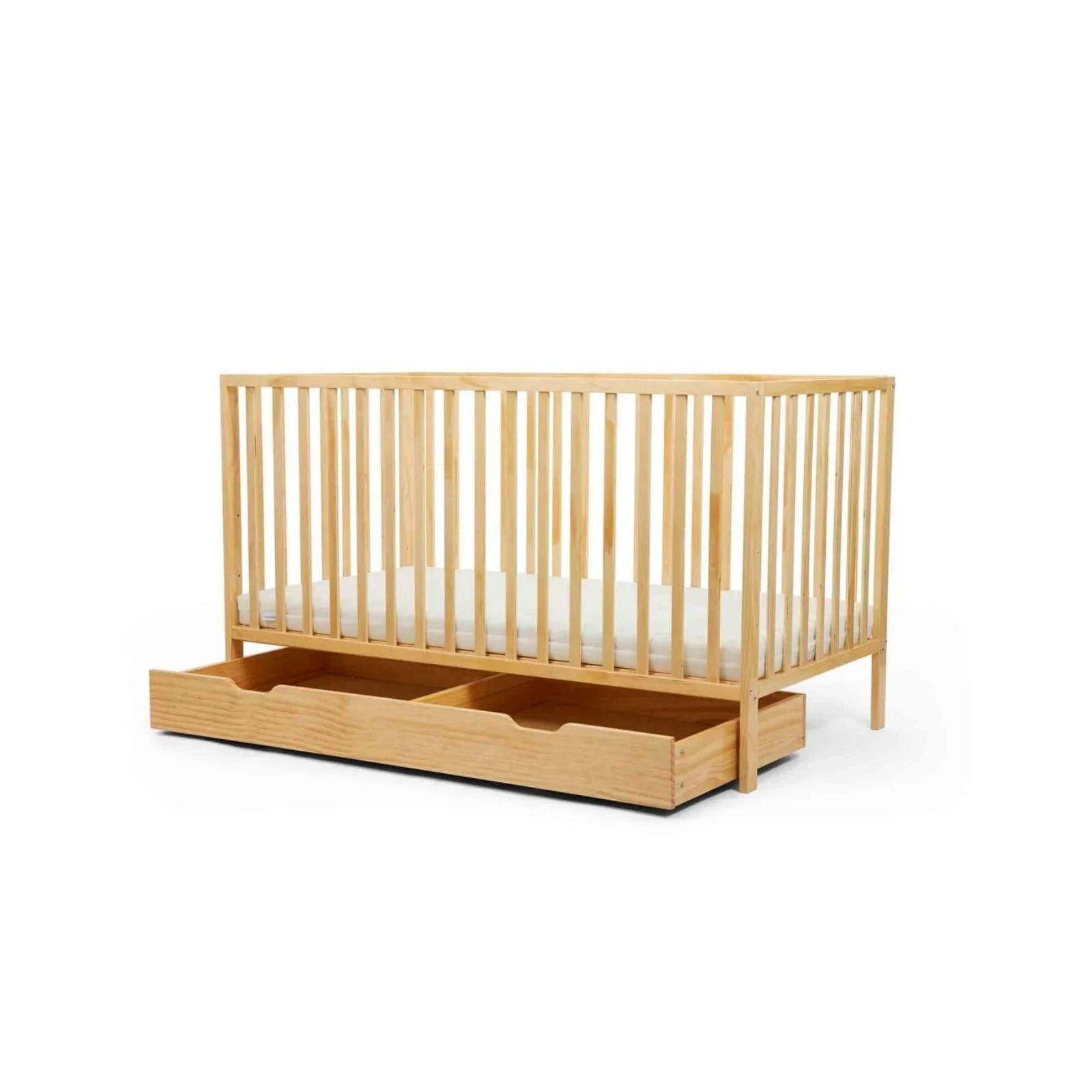 Ickle Bubba Hartley Classic Cot & Under Drawer - Pine - ebebek - Black Friday