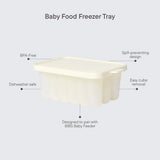 BIBS Baby Food Freezer Tray - Ivory - ebebek