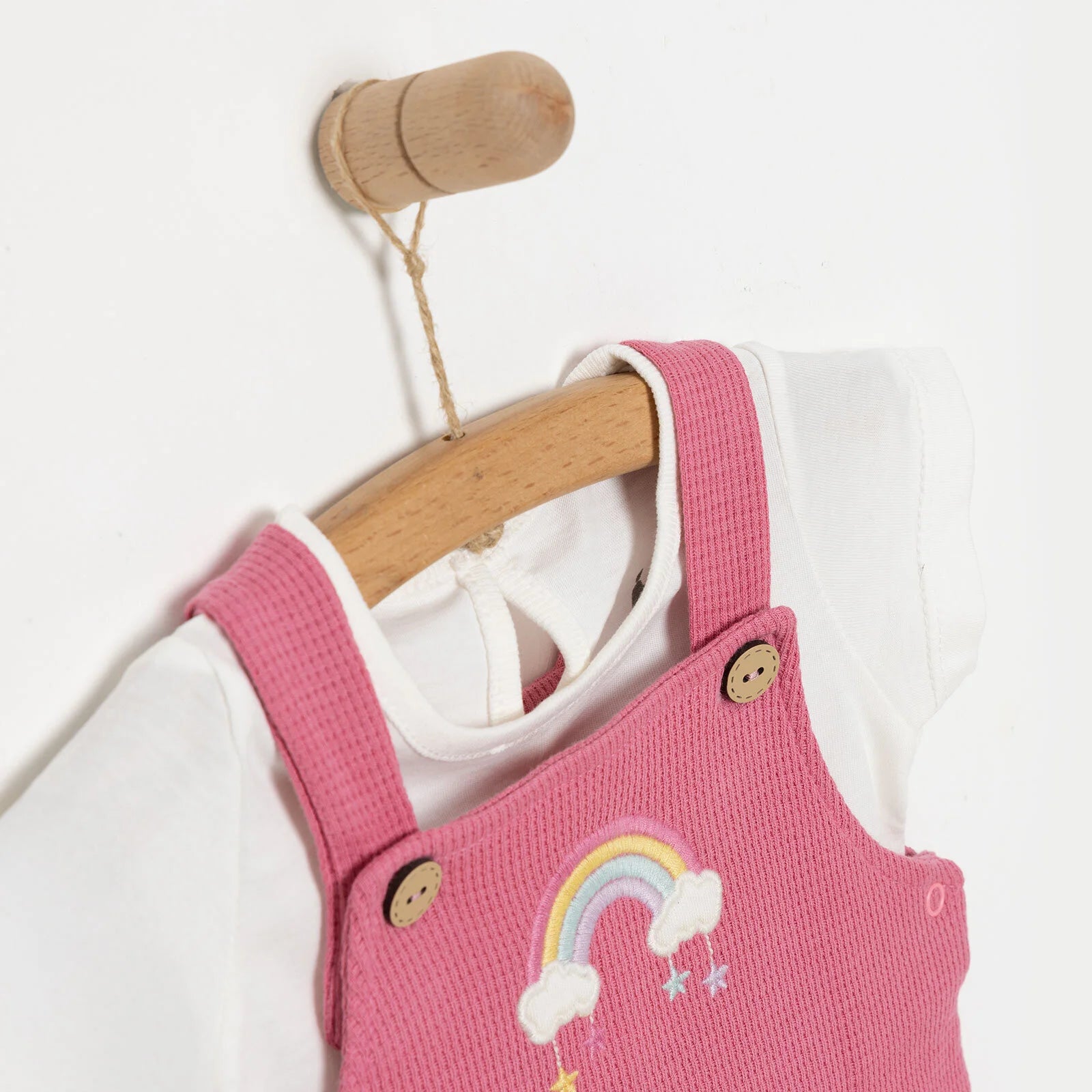 Bebbek Girl Overalls - T-shirt - Ecru - ebebek - Black Friday