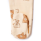 HelloBaby Newborn Footed Jumpsuit - Beige Printed - ebebek - Black Friday