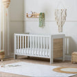 Tutti Bambini Alba Cot Bed - White Sand / Distressed Oak White Sand / Distressed Oak - ebebek