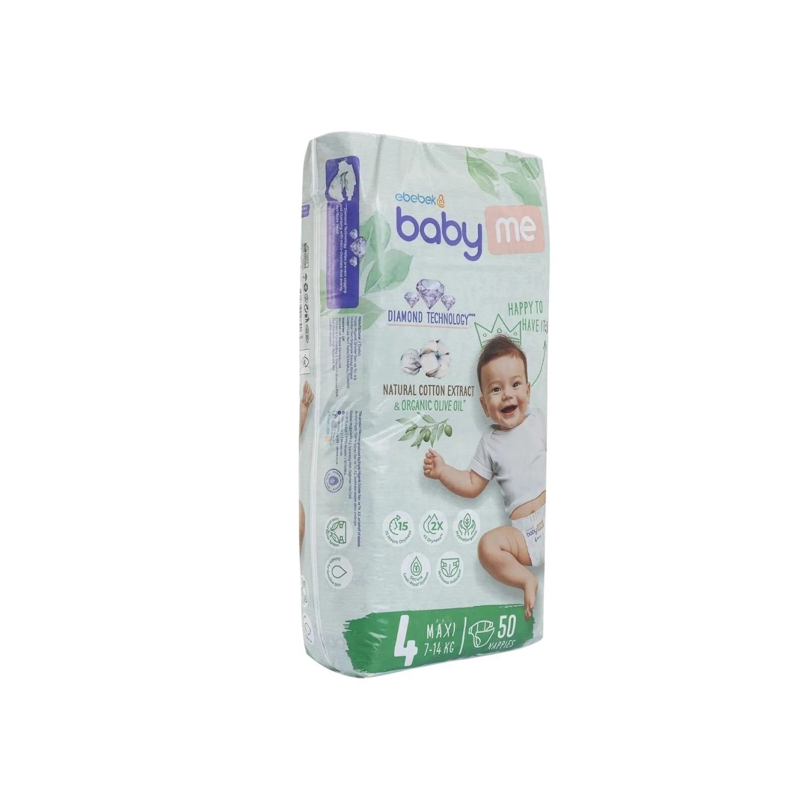 baby me Maxi Size 4 nappies - 50 nappies - ebebek - Black Friday
