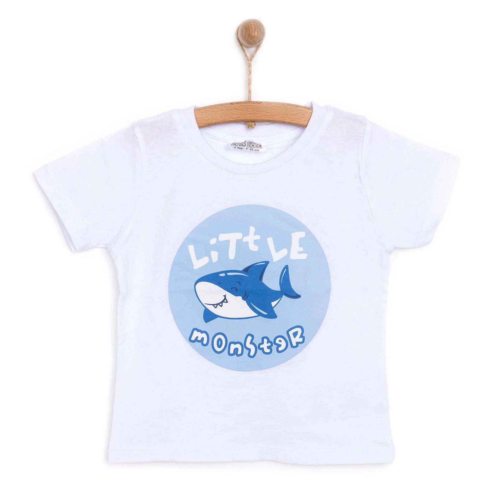 HelloBaby Baby Shark Boy T-shirt - White - ebebek - Black Friday