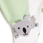 HelloBaby Newborn Baby Boy Embroidered Footed Bottom - Pistachio Green - ebebek - Black Friday