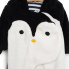 Midimod Newborn Welsoft Footed Jumpsuit - Black - ebebek - Black Friday