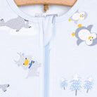 HelloBaby Newborn Baby Boy Footed Jumpsuit - Light Blue - ebebek - Black Friday