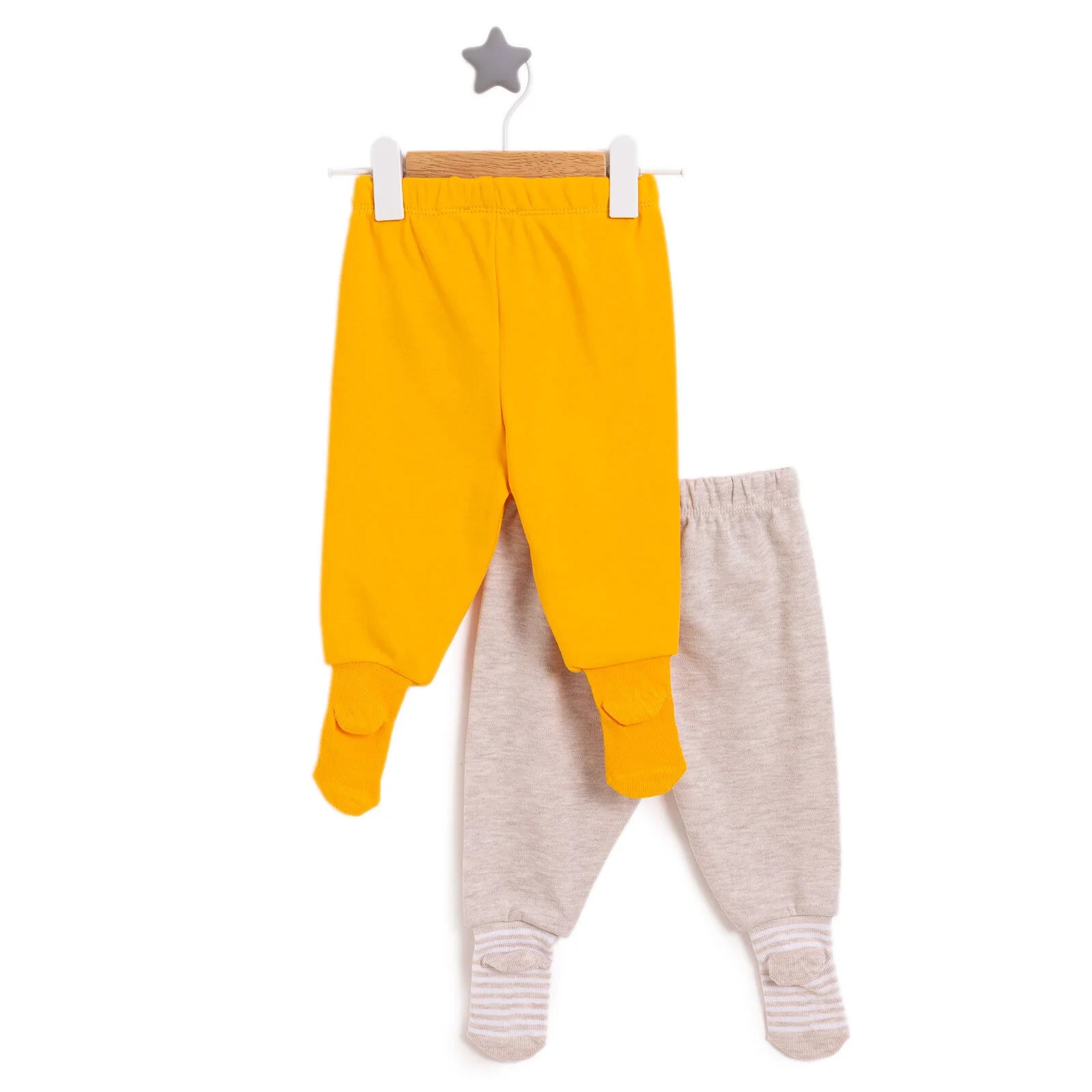 HelloBaby 2 - Pack Joggers with socks - Dark Yellow - ebebek - Black Friday
