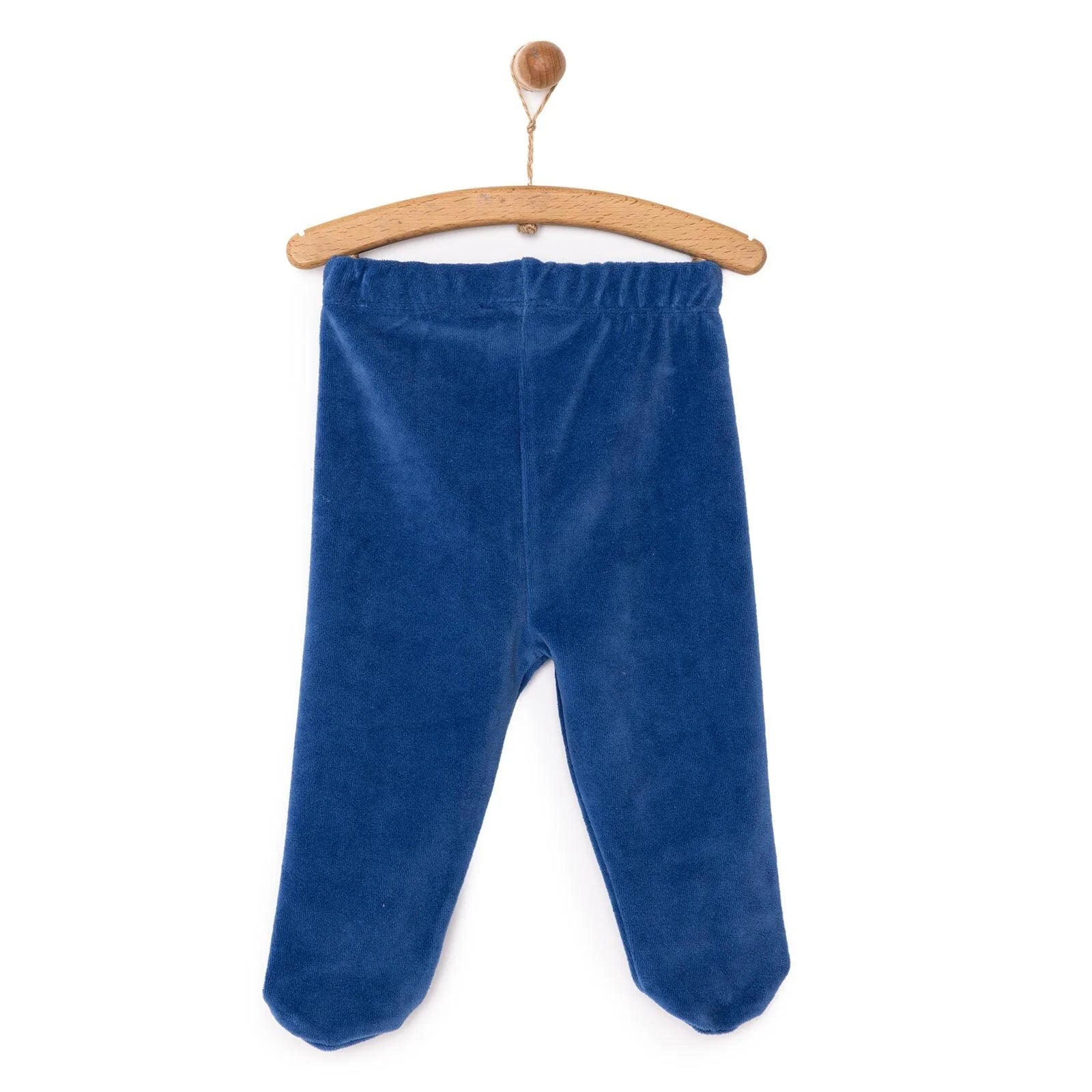 HelloBaby Boy Velvet Footed Bottom - Blue - ebebek - Black Friday