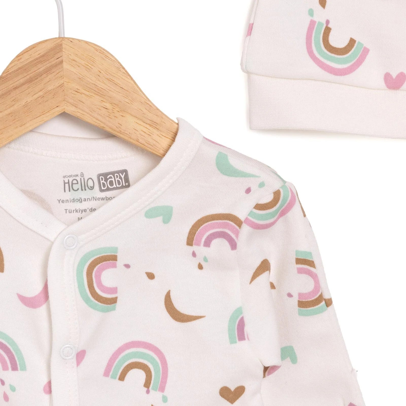 HelloBaby Girl Jumpsuit - Hat - Ecru - ebebek - Black Friday