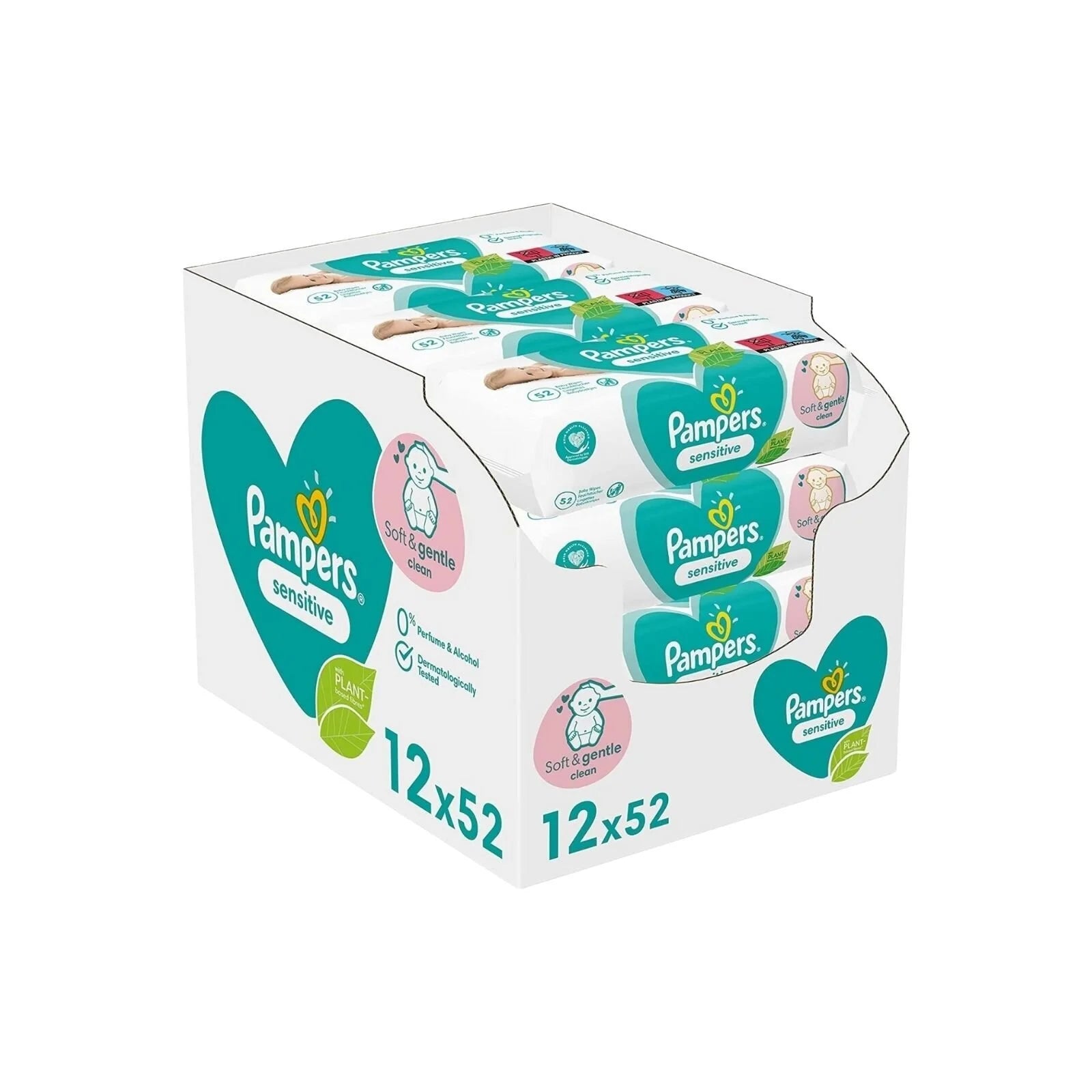 Pampers Baby Wipes Sensitive 12x52 pcs - ebebek - Black Friday