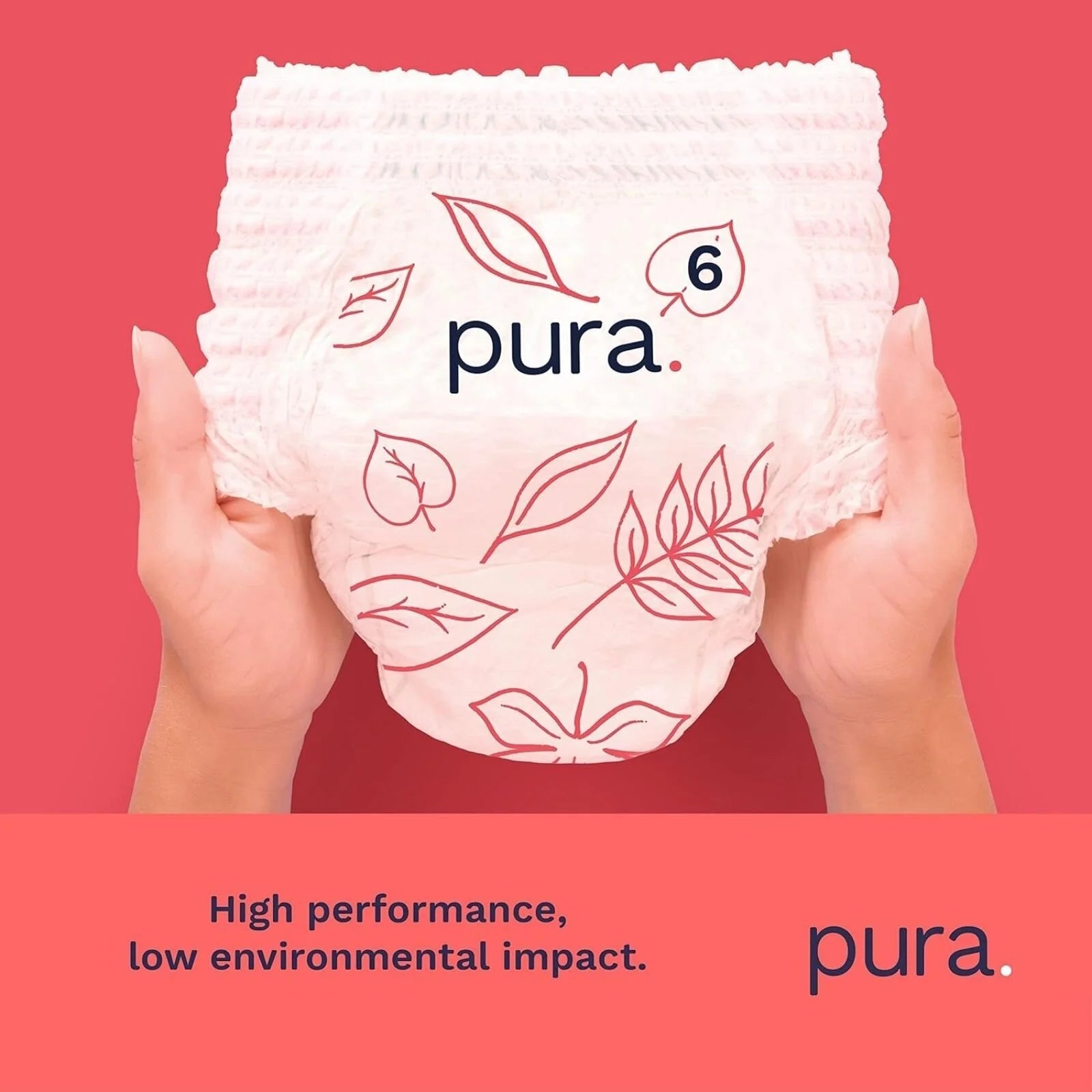 Pura Eco Nappy Pants Size 6 - 18 nappies - ebebek - Black Friday