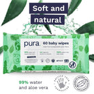 Pura Wipes Non - flushable 18x60 pcs - ebebek - Black Friday