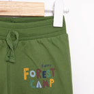 HelloBaby Basic Camp Written Low Raised Joggers - Green - ebebek - Black Friday