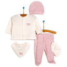 Bebbek Baby Girl 5 Pcs Newborn Gift Starter Set - Light Pink - ebebek - Black Friday