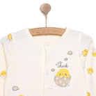 Bebetto Newborn Chıck Chıck Footed Jumpsuit - Ecru - ebebek - Black Friday