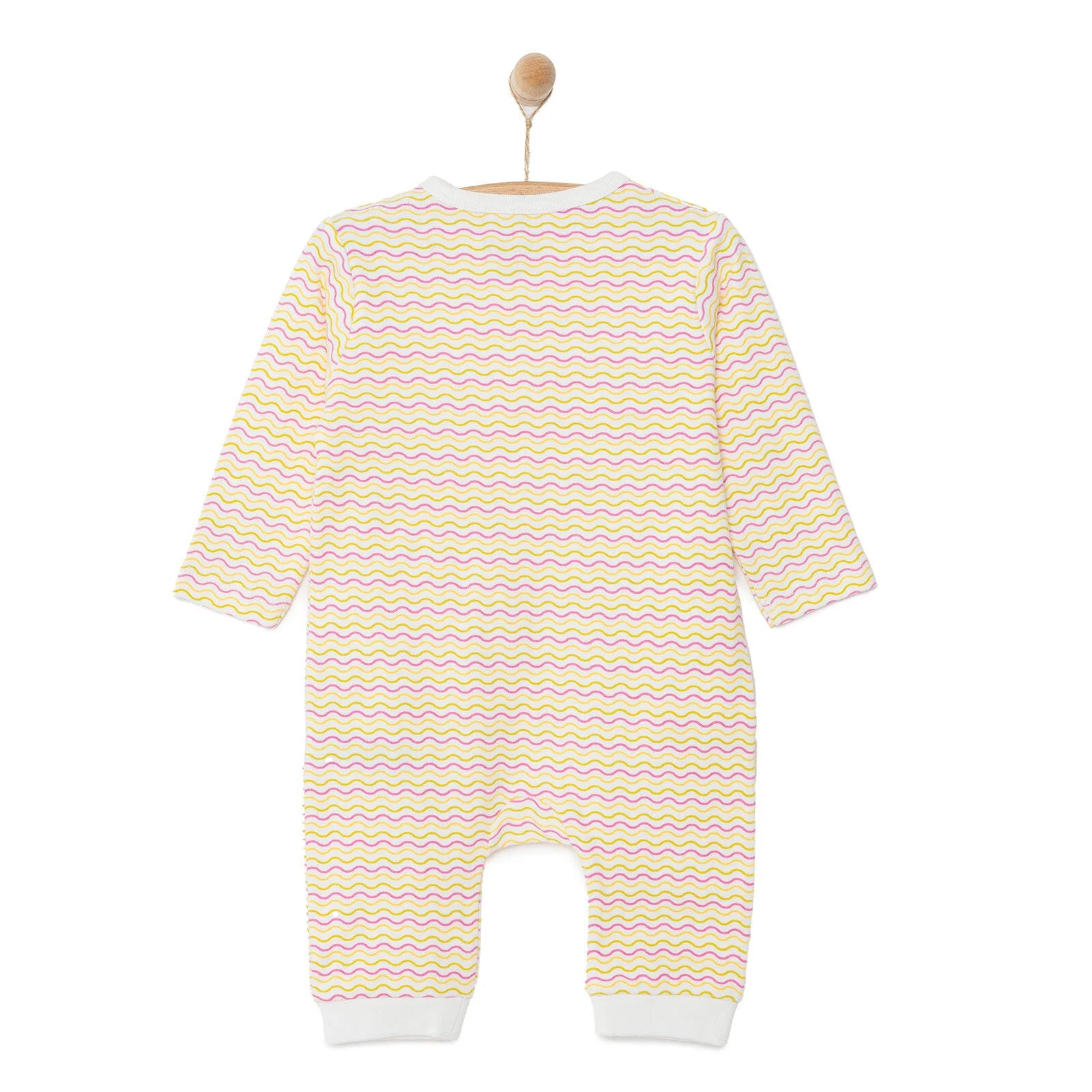 HelloBaby Newborn Baby Girl Footless Jumpsuit - Ecru - ebebek - Black Friday