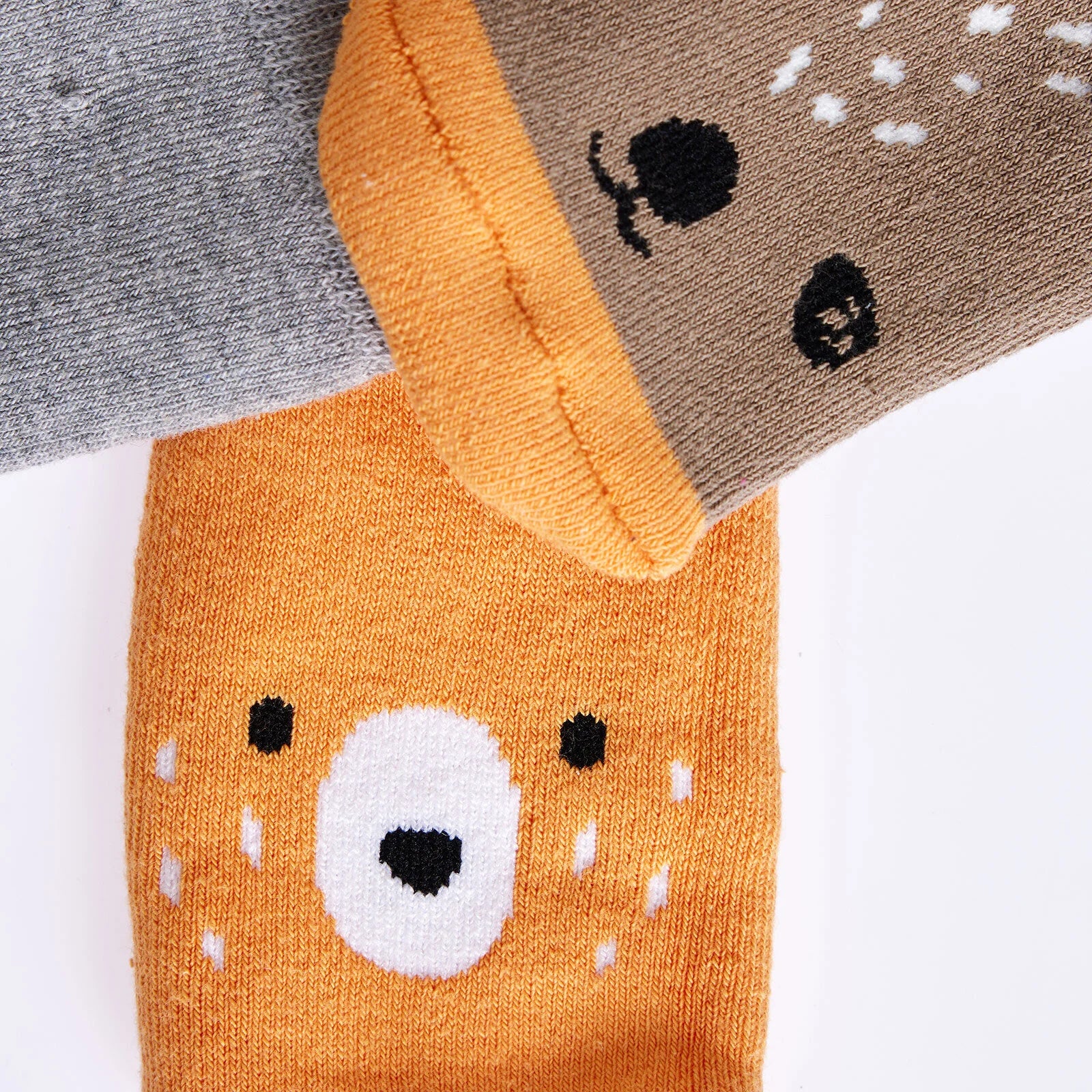 HelloBaby Baby Boy Chenille Socks 3 Pcs - Orange - ebebek - Black Friday