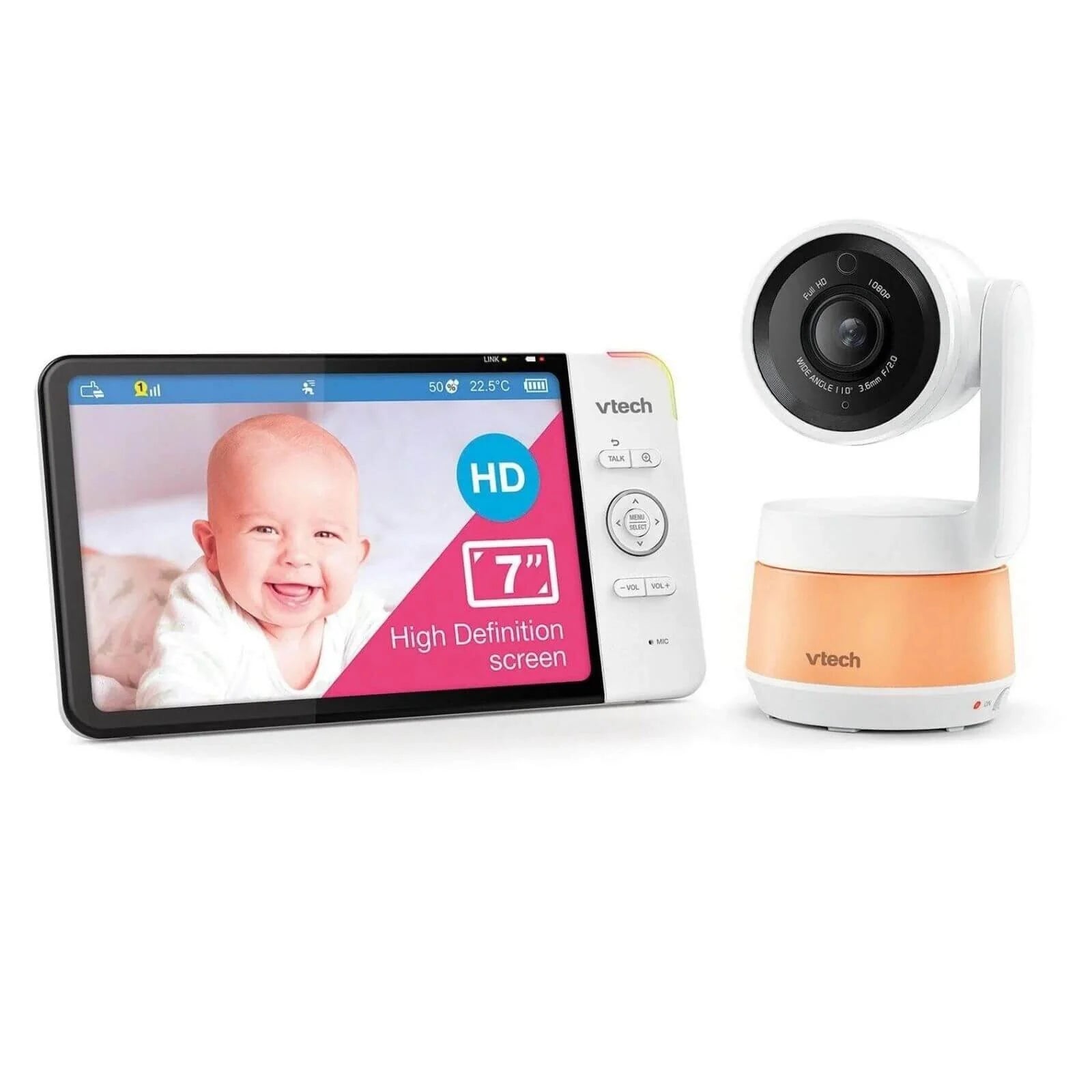 VTech RM7767HD 7inch Smart Wi - Fi Baby Monitor - ebebek - Black Friday