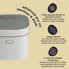 Vital Baby Advanced Pro UV Steriliser & Dryer (3rd Gen) - Arctic White - ebebek - Christmas