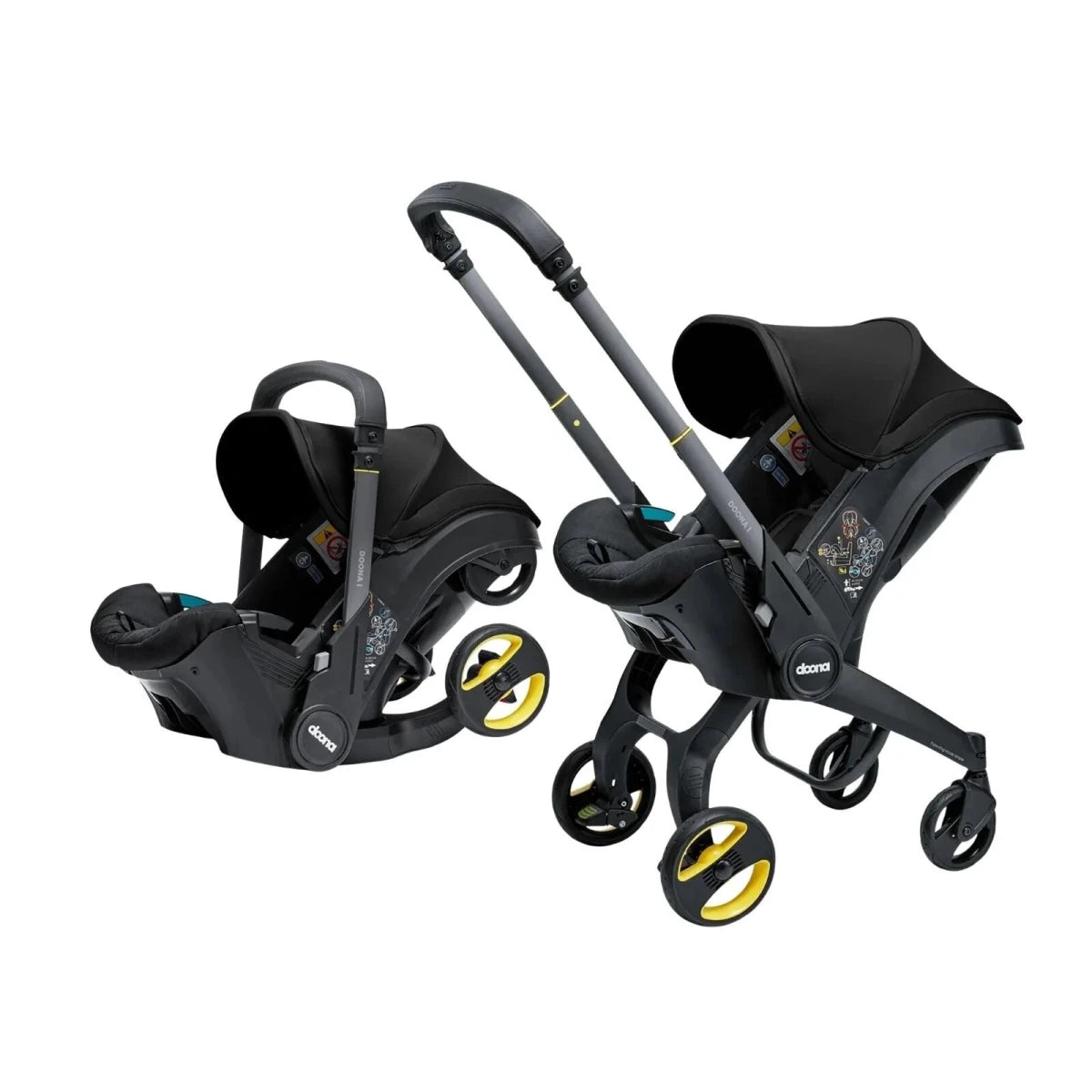 Doona i Infant Car Seat & Stroller - Nitro Black Nitro Black - ebebek