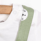 HelloBaby Basic Boy Overall Short - White - ebebek - Black Friday