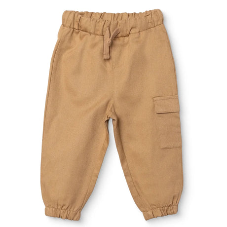 HelloBaby Boys Trousers Lace - up Little Car Full Length - Beige Beige - ebebek