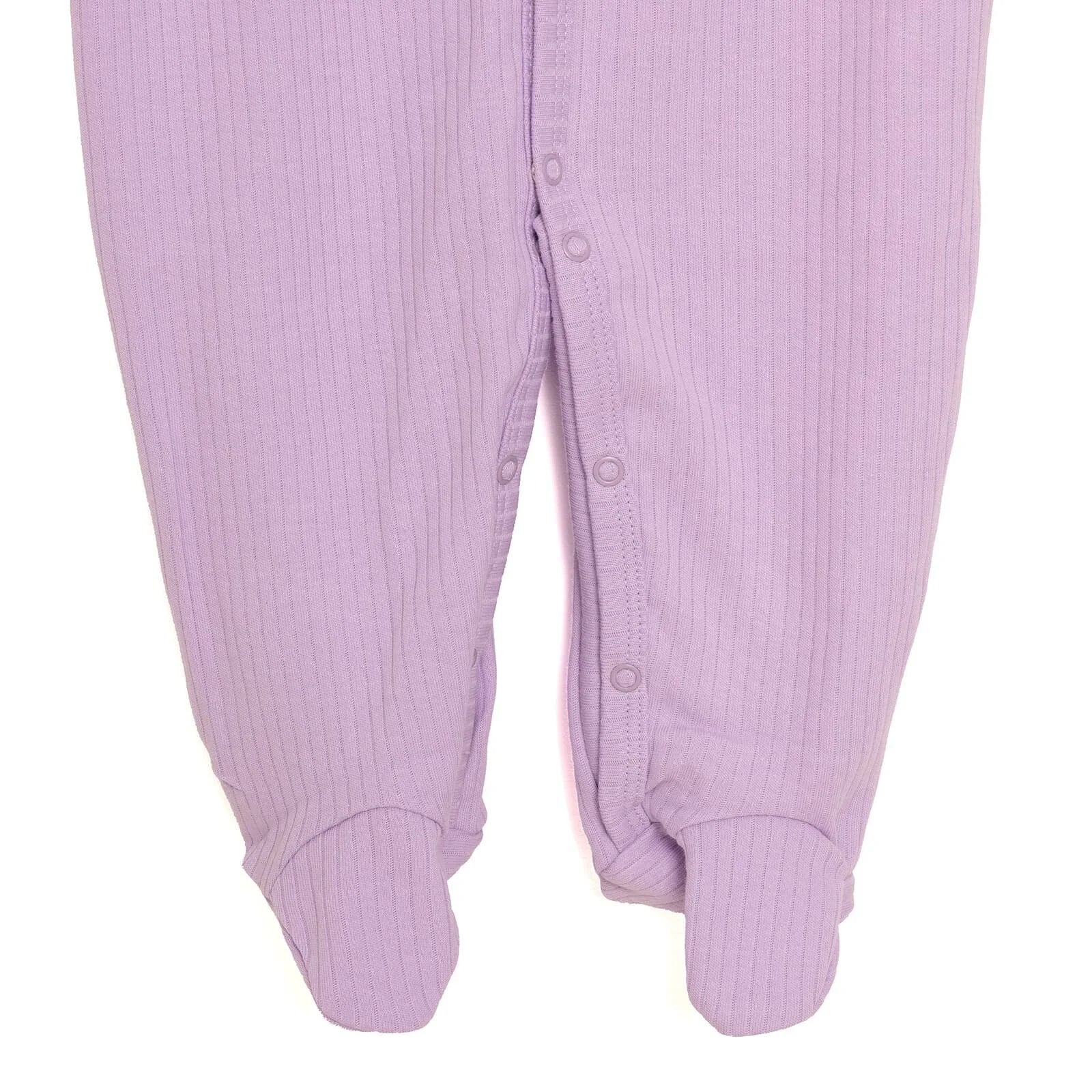 HelloBaby Newborn Girl Footed Jumpsuit - Purple - ebebek - Black Friday