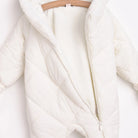Midimod Basic Girl Quilted Snowsuit - Ecru - ebebek - Black Friday