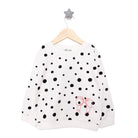 HelloBaby Basic Low Raised Polka - Dot Printed Sweatshirt - Printed - ebebek - Black Friday