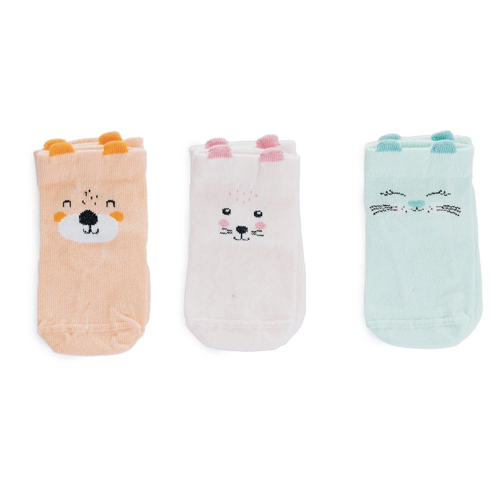 Step Socks 3 Pcs - Green - ebebek - Black Friday